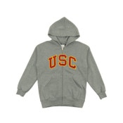 USC Trojan Basics Youth Heritage Tackle Twill Full Zip Hoodie